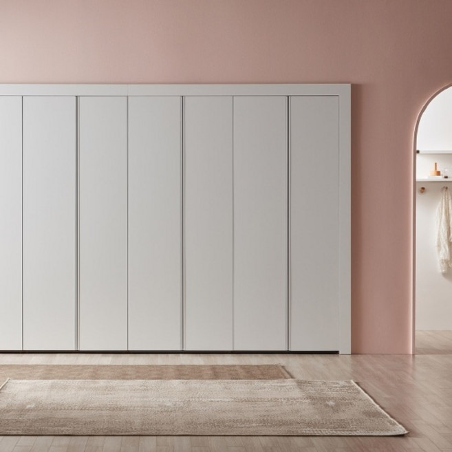 한샘몰pick 솔리에 밀로 마일드 붙박이장 15cm, 모노화이트(A)