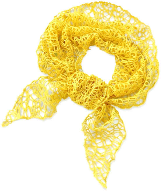 메리앤유 매쉬 소재 쁘띠 미니 그물 여름 삼각 스카프 국내산