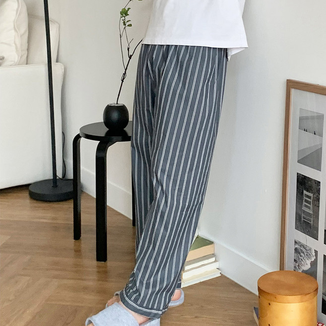 남성용 국내산 60수 순면 파자마 빅사이즈포함 잠옷바지