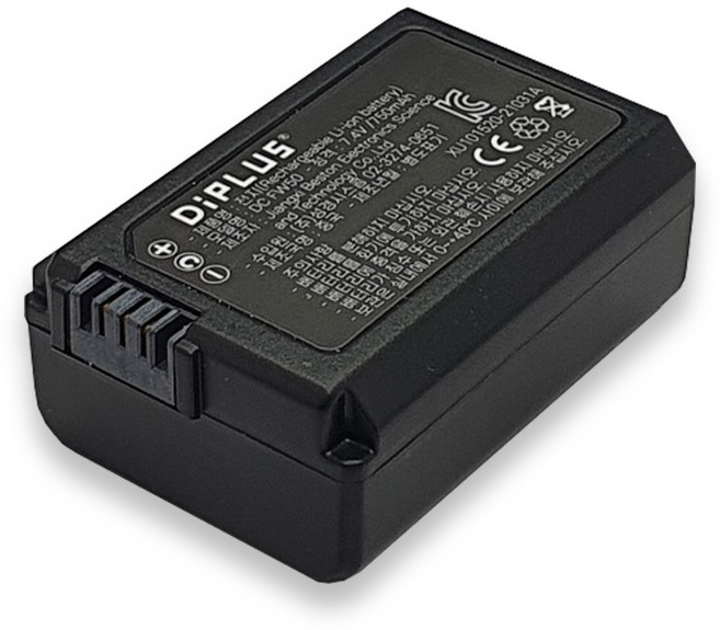 소니 a6000 a6400 ZV-E10 리튬이온 충전용 NP-FW50 호환배터리 정식수입제품