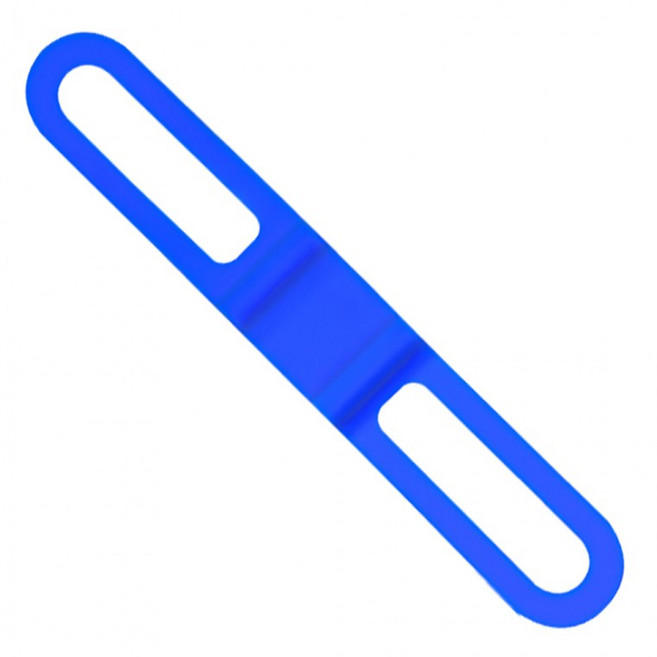 고무 자전거 전조등 거치대 늘어나는 홀더, 블루, 1개