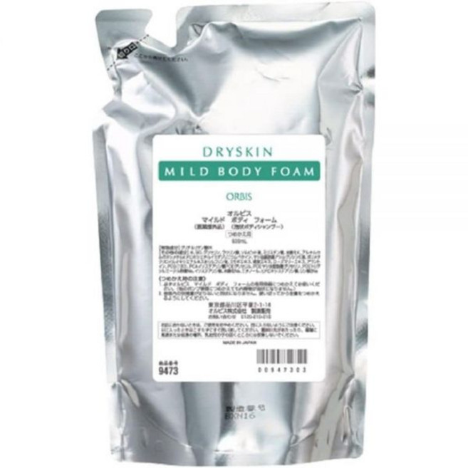 오르비스 ORBIS 마일드 일본 바디워시 리필 500mL, 1개