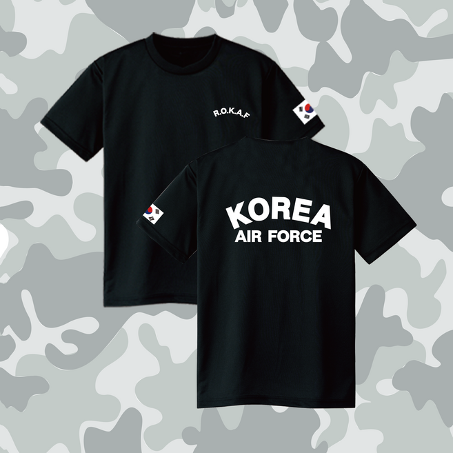 ROKA 육군 해군 공군 해병 코리아아미 로카티셔츠