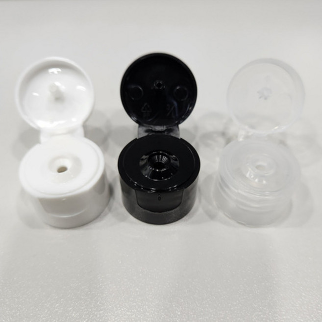 20파이 원터치캡 화장품 소분 공병 뚜껑, 투명