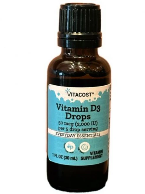 Vitacost 비타코스트 비타민D3 50mcg 2000IU 1 fl oz 리퀴드 영양제 - 쿠팡