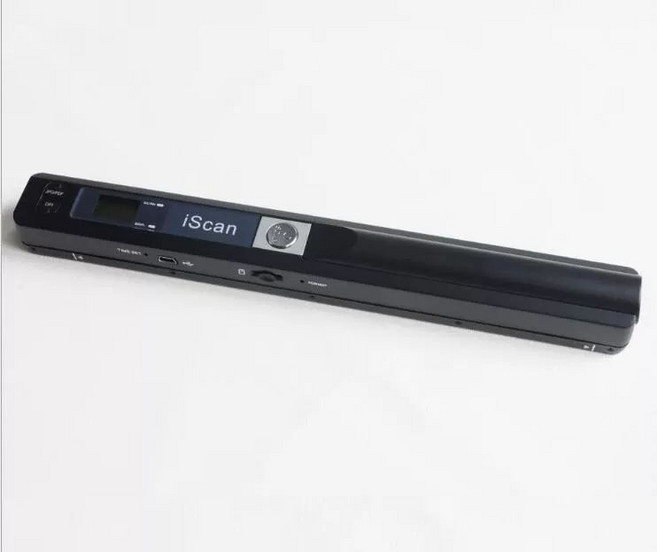 A4 휴대용 스캐너 서류 마이크로카드 책 무선 고화질, 블랙 32G 메모리카드