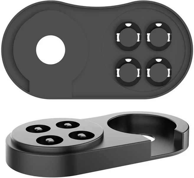 AA73 Oralb IO3 전동 칫솔 랙 EB17 브러시 헤드 보관 브래킷 (더스트 컵 포함) 용 홀더, 01 Black