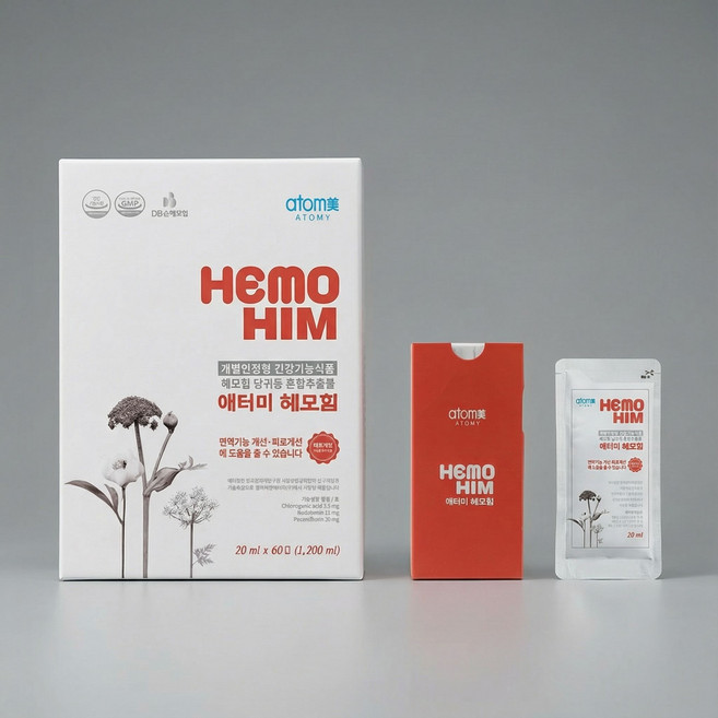 면역력 개선 증진 한약 추출물 애터미 헤모힘 20ml, 60개