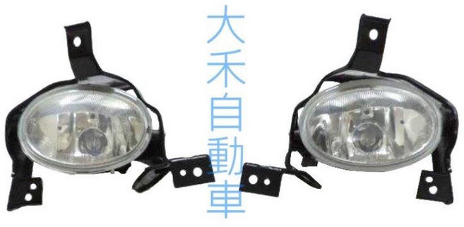 大禾自動車 副廠 晶鑽 霧燈 (不含燈泡) 適用於 HONDA CR-V 3 後期 (2010-11), 1個, 副駕 R