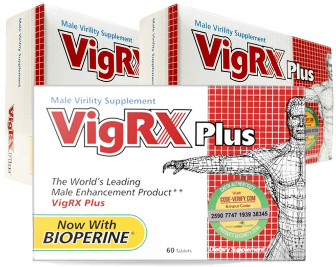 비그알엑스 VigRX 플러스 Plus 매일 활동 에너지 스태미너 보강 간편 휴대용, 3세트, 60정