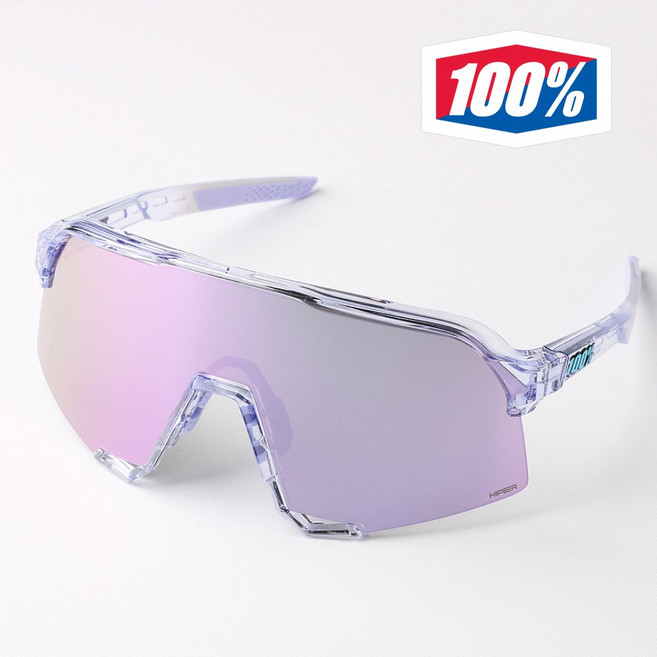 100퍼센트 남성용 S3 하이퍼 라벤더 미러 L 고글, Polished Translucent Lavender, 1개