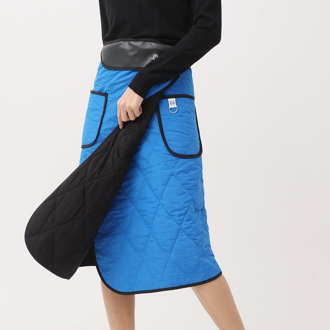패딩 랩 치마 담요 롱 패딩 스커트 무릎담요 여성골프웨어 골프퀸카