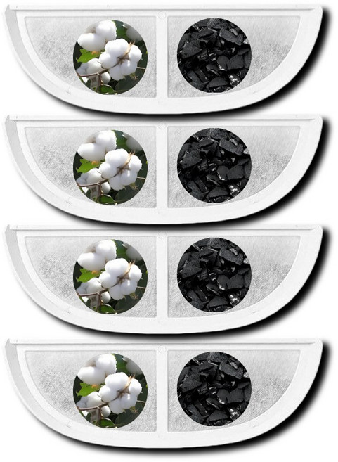 레이니닥 고양이 강아지 음수대 정수기 필터 호환용, 4개