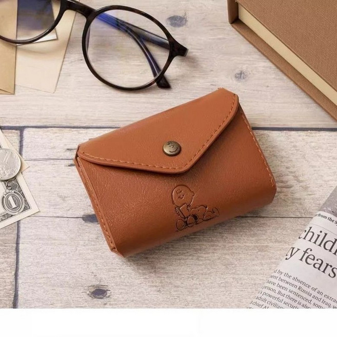 스누피 찰리 가죽 반지갑 동전지갑 카드지갑 명함지갑 학생지갑