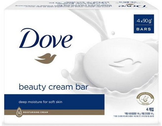도브 뷰티 바 비누, 90g, 1개입