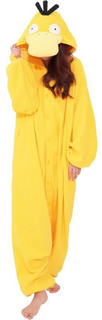 사자크 포켓몬스터 고라파덕 플리스 동물 잠옷 M 남녀공용