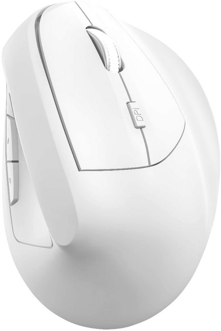 DTAudio聆翔 WM200人體工無線靜音垂直滑鼠 62度黃金傾角/充電式/2.4G連接