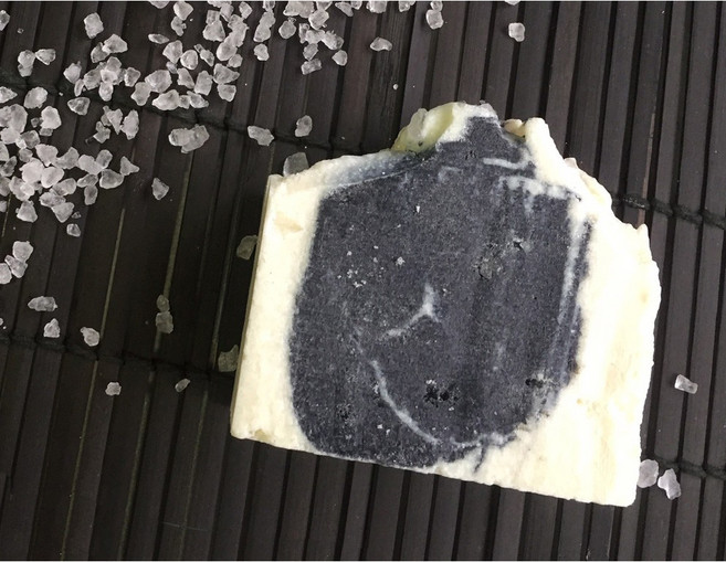 白娜手作BANAI 海鹽皂 沐浴呵護, 1個, 竹炭,家用皂, 145±5g