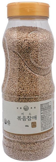HACCP 안동 미거피 볶은참깨 통깨 국산, HACCP 안동 국산 볶은참깨 1kg 미거피 통깨, 1kg, 1개