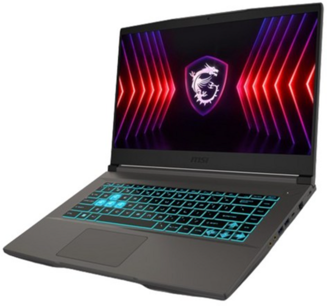 MSI 2024 씬 A15 라이젠5 라이젠 7000 시리즈 지포스 RTX 2050, 코스모스그레이, 512GB, 8GB, Free DOS, B7UCX-R5-232XKR