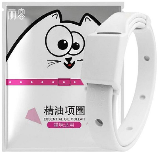 寵物防蚤項圈 貓狗通用 防水, 1個, 貓咪款