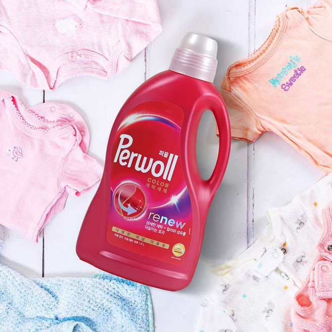 퍼울 컬러 세탁세제 겸용 본품, 1.9L, 1개