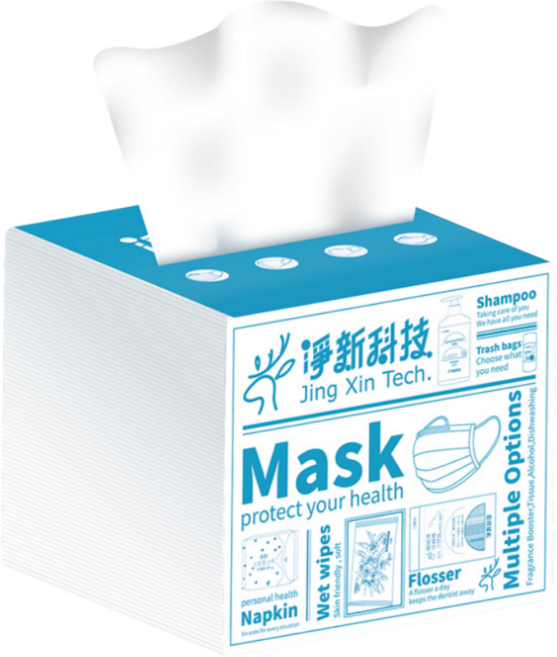 淨新科技 抽取式柔紙巾, 3個, 300張
