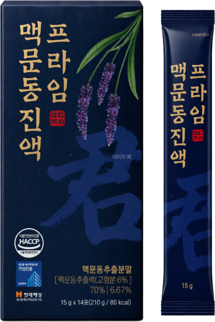 국산 볶은 맥문동 진액 프라임, 14개, 15g