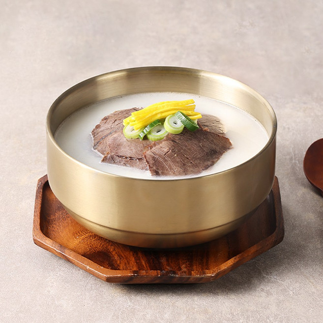 [엄마의행복한부엌]친환경 한우사태 한우사골곰탕 _고기포함, 1세트, 500ml