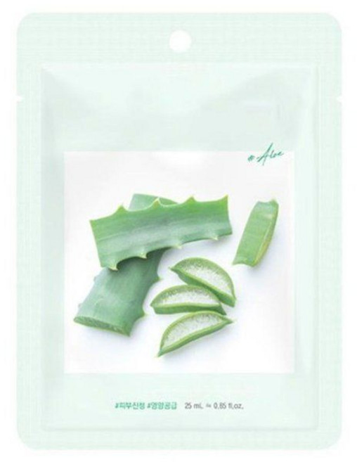 무색의 투명하고 촉촉 에센스 알로에 마스크팩, ONECOLORFREE
