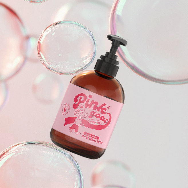 핑크고트 극손상 헤어 트리트먼트 헤어팩, 1개, 1L