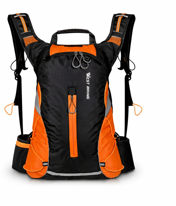 아띠꼴로 자전거 가방 라이딩 배낭 싸이클 헬멧 백팩 16L, 오렌지