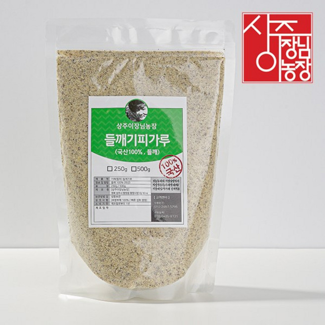상주이장님농장 국산 볶은 기피 들깨가루, 500g, 1개