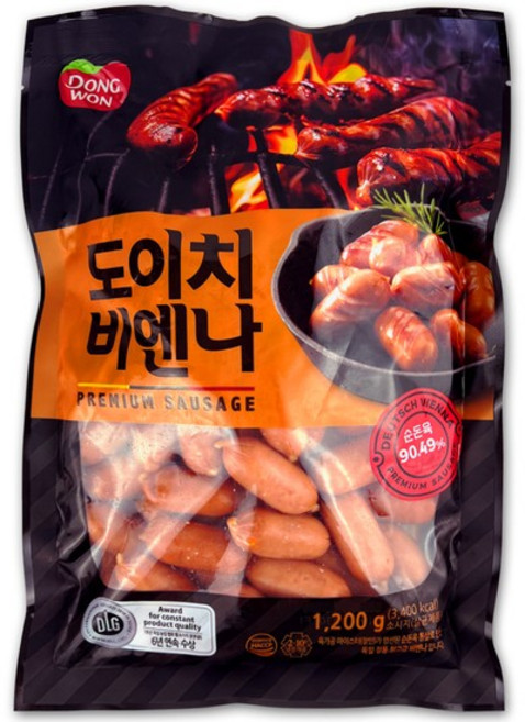 코스트코 동원 도이치 비엔나 소시지 1200g 줄줄이 소세지, 1.2kg, 1개