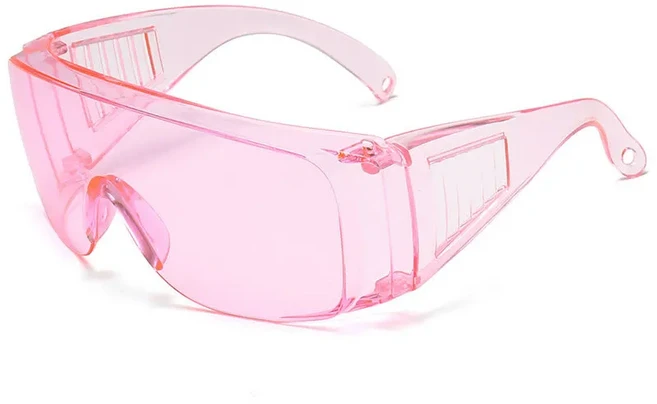 쿠쿠스토어 너프 건 가능 야외 고글 아이 안경 클리어 렌즈 어린이 액세서리 게임 장난감 물총알, 03 Pink