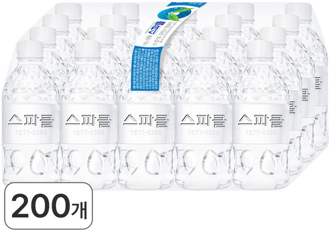 스파클 생수 무라벨, 330ml, 200개