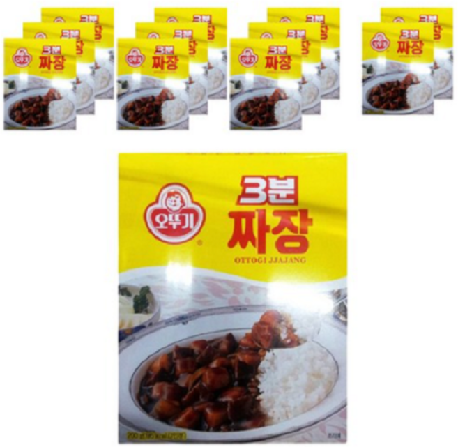 오뚜기 3분 짜장, 200g, 65개