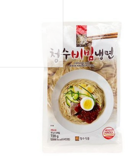 청수 비빔냉면 720g EA, 8개