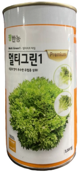유럽상추 대용량 5000립 멀티그린1 버터헤드 로메인 상추씨앗, 1개