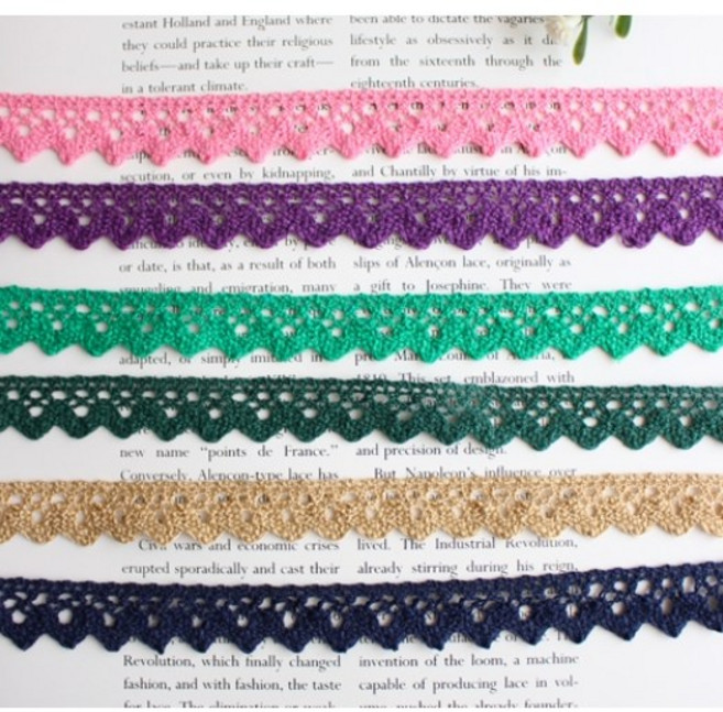 릴리패브릭 토션레이스]샤론-7color(1371309), 핑크, 1개