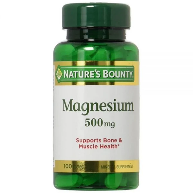 네이처스바운티 마그네슘 500mg 태블릿 100정 2팩 - 쿠팡