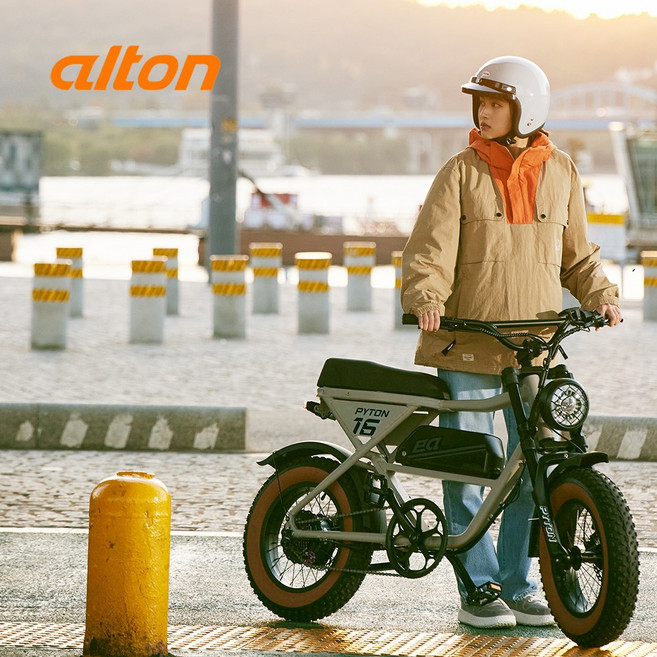 2025 알톤 파이톤16 26인치 48V 500W 파스 스루툴겸용 eMTB 전기 자전거, 20Ah, 매트 블랙