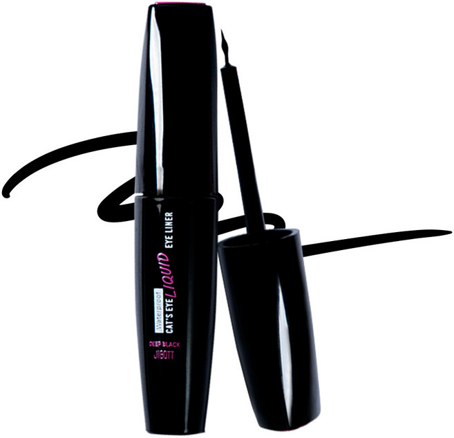 지고트 캣츠아이 워터프루프 리퀴드 아이라이너 (딥 블랙), 딥 블랙, 1개
