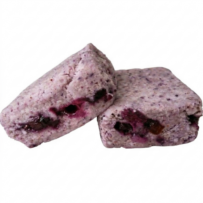 건강담은떡 시온 개별포장 냉동 백설기 블루베리 설기떡, 10개, 90g