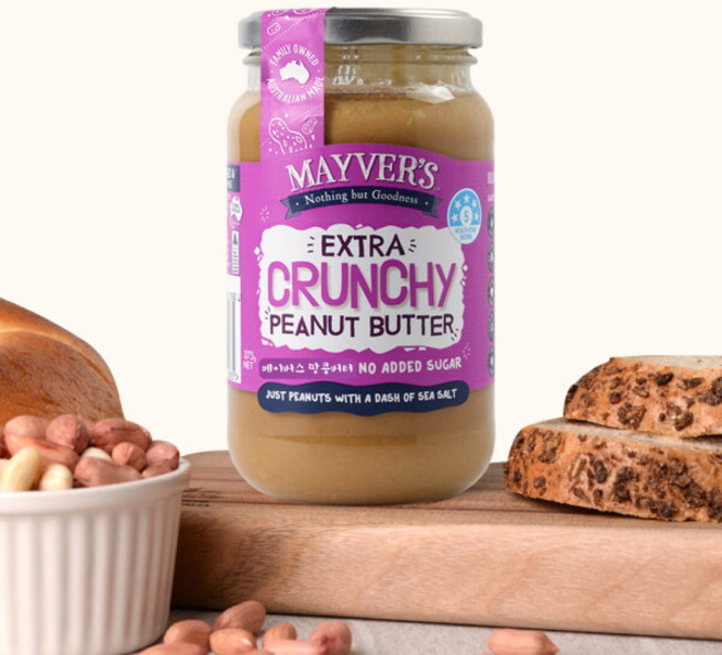메이버스 엑스트라 크런키 피넛버터, 1개, 375g