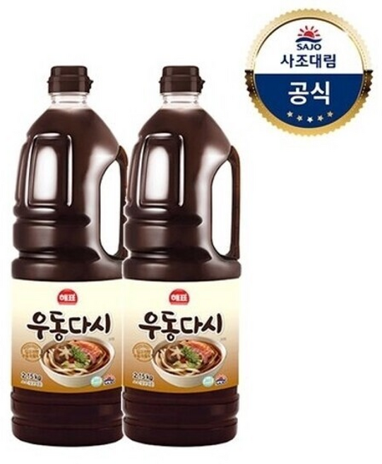 사조대림 우동다시소스, 2개, 2.15kg