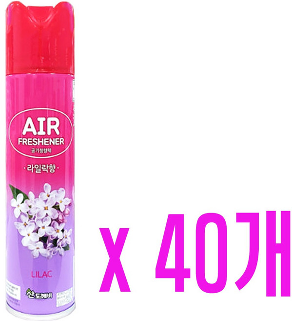 산도깨비 공기청향제 라일락향, 300ml, 40개, 라일락