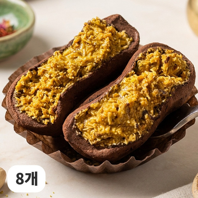 두바이 쫀득쿠키 두쫀쿠 피스타치오, 50g, 8개