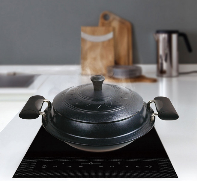 보고나라 전통 시골가마솥 20cm 대형 인덕션 가마솥 누룽지 옛날 밥솥, 단일상품(JDK2539)