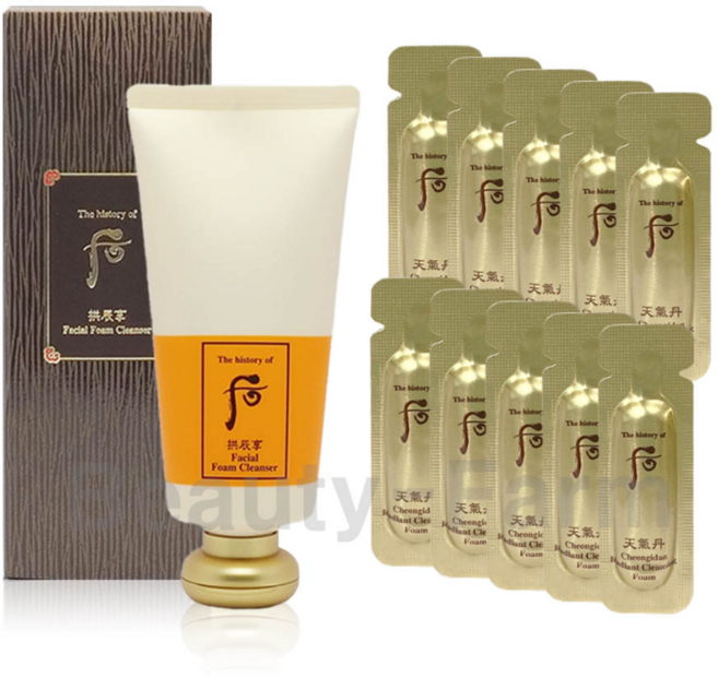더후 공진향 폼클렌징(+화현폼1ml*10개), 1개, 180ml